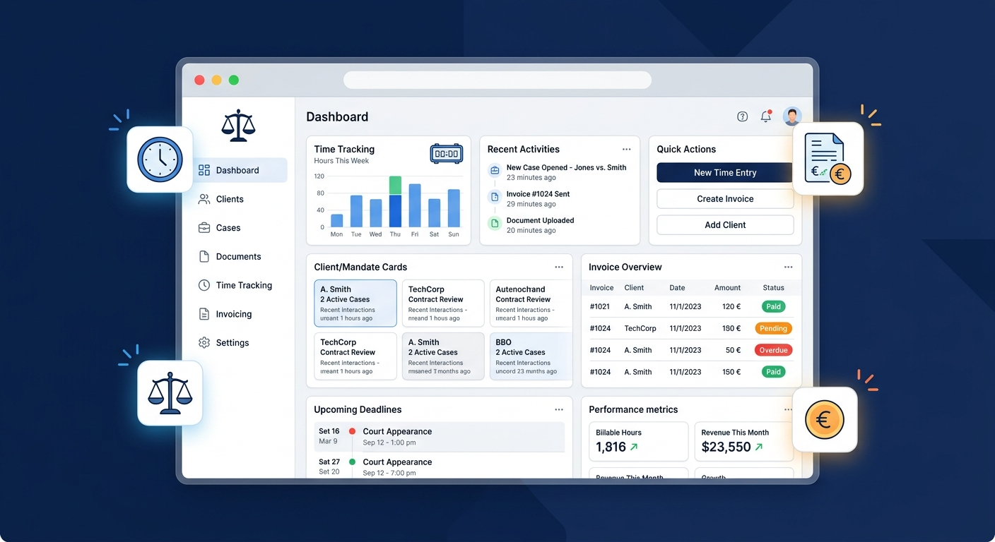 iReport Legal (Demo) — Vorschau der Web App